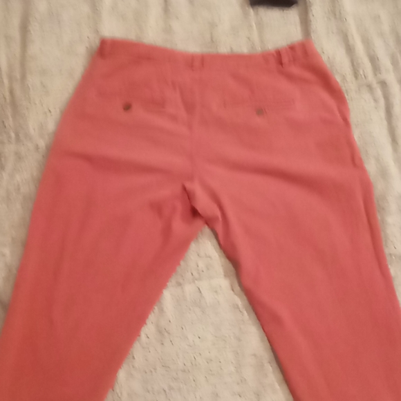 H&M cropped Pants, Salmon, Women's 12 - Picture 3 of 6